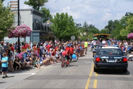 Parade on Wealthy St.